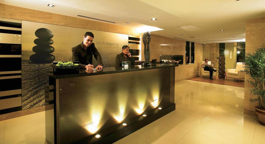 Pacific Regency Hotel Suites Kuala Lumpur Kültér fotó The reception desk at the Mandarin Oriental, London